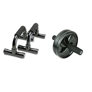 Star X ABRLLR Ab Roller and Push-Up Bar, Adult