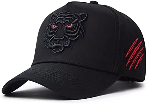 Tiger Hat Trucker Snapback Animal Cap Dad Hats Cool Hip Hop Sports Fan Baseball Cap Embroidered Tennis Caps for Men Women