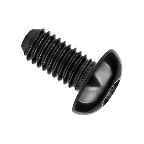 Image of Titanium Bolt M3 8 10 12 15mm Allen Key Head Screws for Bicycle Pack of 4 (Black, M3x10mm)