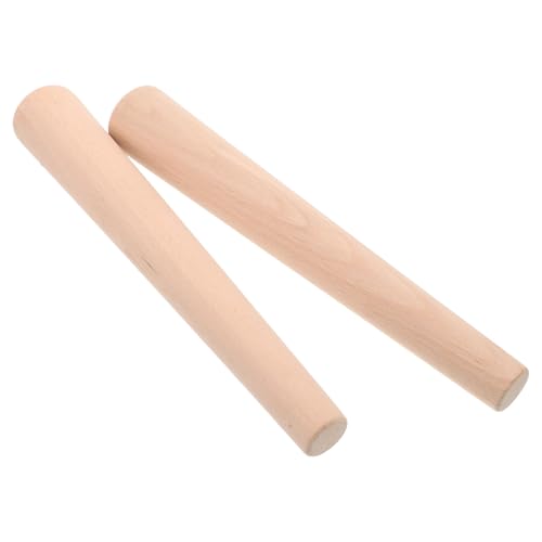 BESPORTBLE Pestello in Legno Naturale per Fermentazione 2 Pezzi Pressino per Vasi di Fermentazione Crauti e Verdure Utensile da Cucina per Schiacciare Alimenti in Barattoli Sicuro e