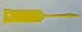 YELLOW Self-Locking Arrow Key Tags (1,000 per pack) Size 4 1/2