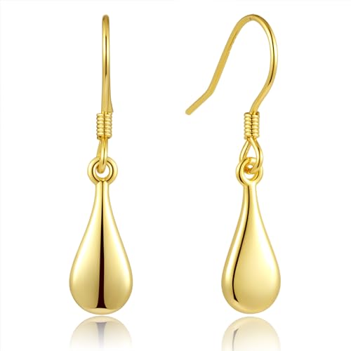 ToHeart Gold Dangle Earrings for Women Small Gold Hoop Earrings