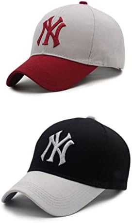 Unisex NY Baseball Cap Comfortable Adjustable Cap with Stylish Design NY Sports caps for Men, Caps Branded with Adjustable Strap in Summer for Men, Cricket Caps for Men, Gym Caps for Men, Sports Caps