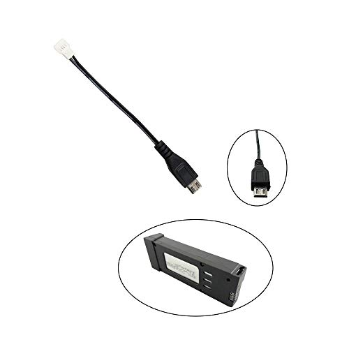VOTOLA E58 drohne akku 5PCS 3.7V 500MAH Lithium Akku + 5in1 Ladegerät Ersatzteile für Eachine E58 S168 JY019 Rc… – Bild 8