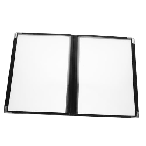 COSMEVIVI Stylish Hotel Menu Holder Restaurant Menu Cover Book Sturdy Menu Holder for Bars Cafe