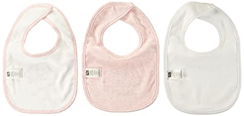 Image of Hudson Baby Unisex Baby Cotton Bibs, Pink Cloud, One Size (Pack of 2)
