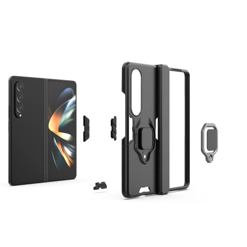Compatible with Huawei Mate 50 Pro Case Cover,Magnetic Car Mount Bracket Shell Compatible with Huawei Mate 50 Pro DCO-AL00 Case Black