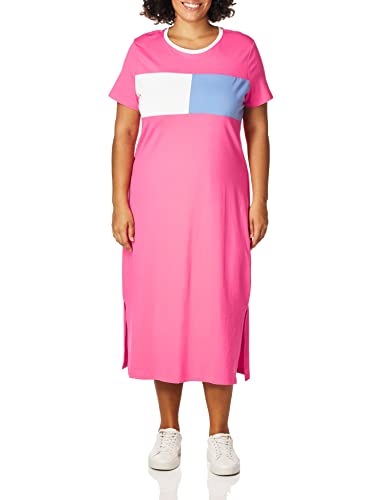 Tommy Hilfiger womens T-shirt Dress –short Sleeve Cotton Summer Dresses for Women Casual Dress