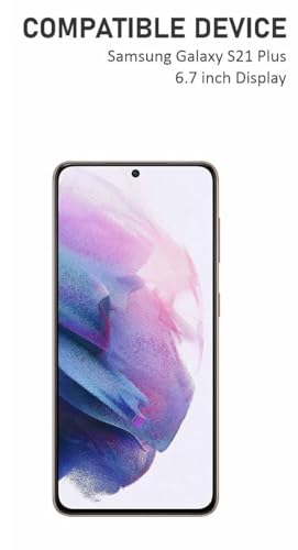 Image of NISHTECH for Samsung Galaxy S21 Plus 5G Tempered Glass with Full Edge to Edge Coverage and easy Installation kit