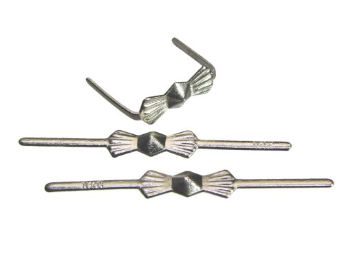 100 x conectores de cristal 'cuadros' pinza 11 mm cromo ~ candelabro
