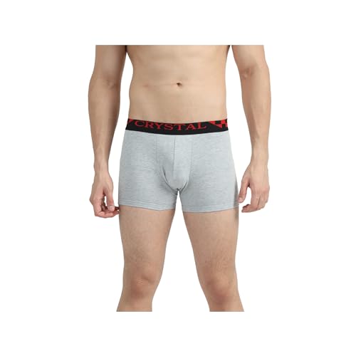 Image of Crystal Men's Cotton Elastane Lido Stretch Trunks - Assorted - Multipack
