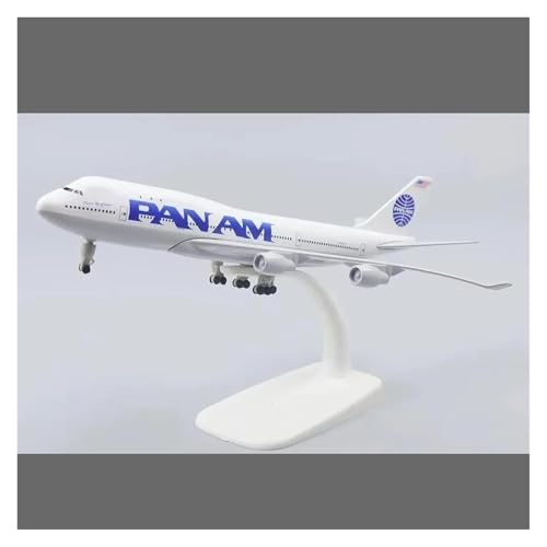 Avión B747 modelo de metal de 20 cm réplica a escala diecast con tren de aterrizaje 6