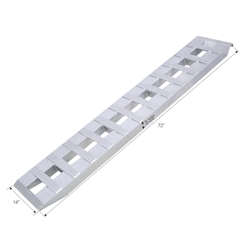 Rampas de aluminio 6600 lbs capacidad, 72"x14", 2 piezas miniatura 2
