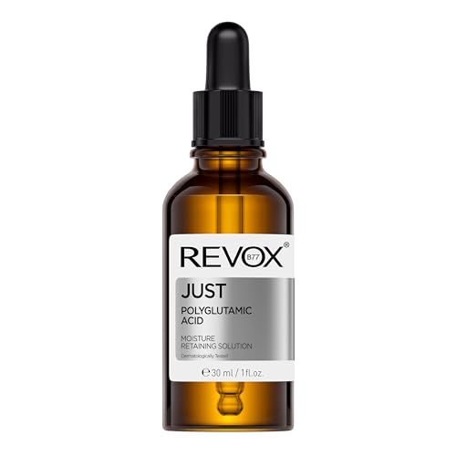 REVOX B77 - Just Polyglutamic Acid, 30 ml, Sérum Hidratante Facial, Retiene la Humedad de la Piel y Previene la Sequedad, Reduce Arrugas y Líneas de Expresión, Piel Tersa, Nutrida y Radiante