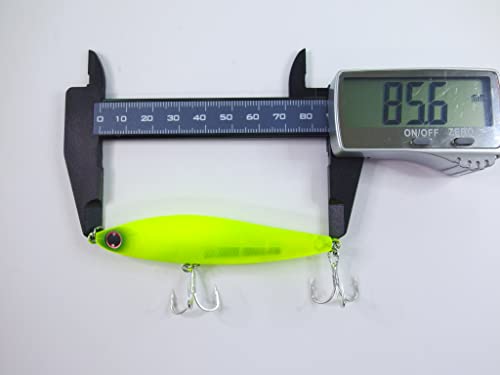 【momoルアー】 モモルアー シーバス ルアー シンキングペンシル スイッチペンシル 85S 20g (アカキンクリアー) 7枚目