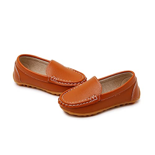 Image of RVROVIC Kids Girls Boys Slip-on Loafers Oxford PU Leather Flats Shoes(Toddler /Little Kid)