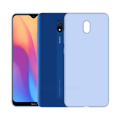 Image of Case Creation Luxurious OG Series for Xiaomi Redmi 8A Case Cover,Anti-Dirty Slim Case Frosted Matte Cute Candy TPU Raised Bezel (Splash of Color) Back Cover for Redmi 8A -Light Purple