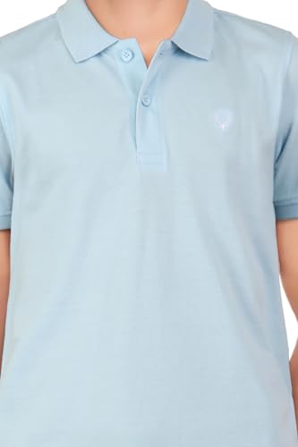 Image of Allen Solly Boys' Pique Polo T-Shirt | Solid | Soft Cotton Pique | Regular Fit | School & Smart Casual Wear