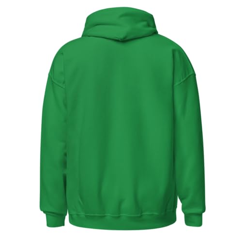 Image of Maydear Happy St. Patrick's Day Hoodie for Men Women Lucky Shamrock Graphic Hooded Sweatshirt
