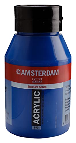 Amsterdam Standard Series Acrylic Jar 1000 ml Phthalo blue 570 (17715702)