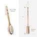 MainBasics Dual-Sided Long Handle Bath Shower Brush Back Scrubber Body Exfoliator