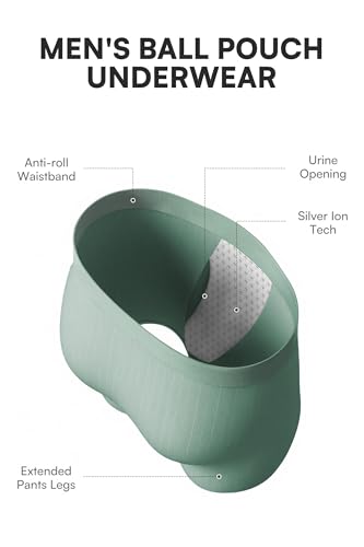 GOOTUCH Men's Odor Control Modal Boxer Briefs, Moisture Wicking Ultra-Stretch Seamless Underwear, Silver-Ion Tech (2&4 Pack)3