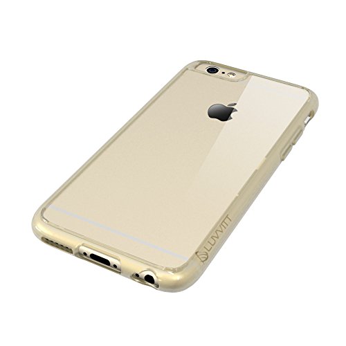 Luvvitt Iphone 6S Plus Case, [Clearview] Hybrid Scratch Resistant Back Cover With Shock Absorbing Bumper For Apple Iphone 6/6S Plus - Champagne Gold #TOP5