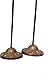 Tibetan tingsha cymbals - 6.2 cm - om mane padme hum symbols embossed bell tibetan cymbals chimes manjeere meditation prayer musical instrument