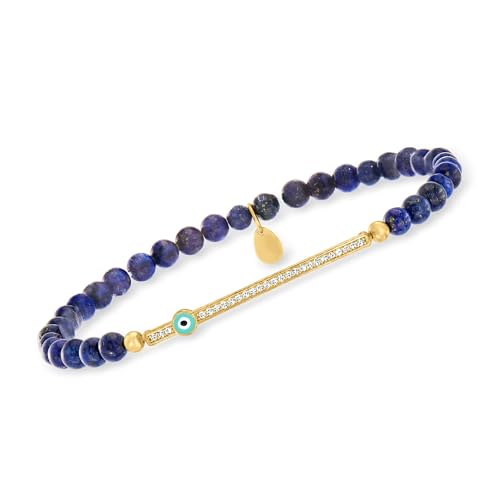 Ross-Simons Lapis and .10 ct. t.w. CZ...