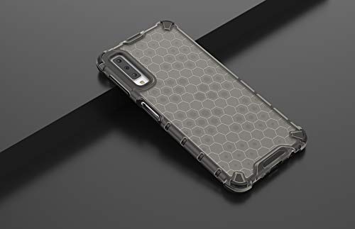 Image of Glasgow Back Case Cover for Samsung Galaxy A7 2018 Shockproof Military Grade Back Case Back Cover - Black