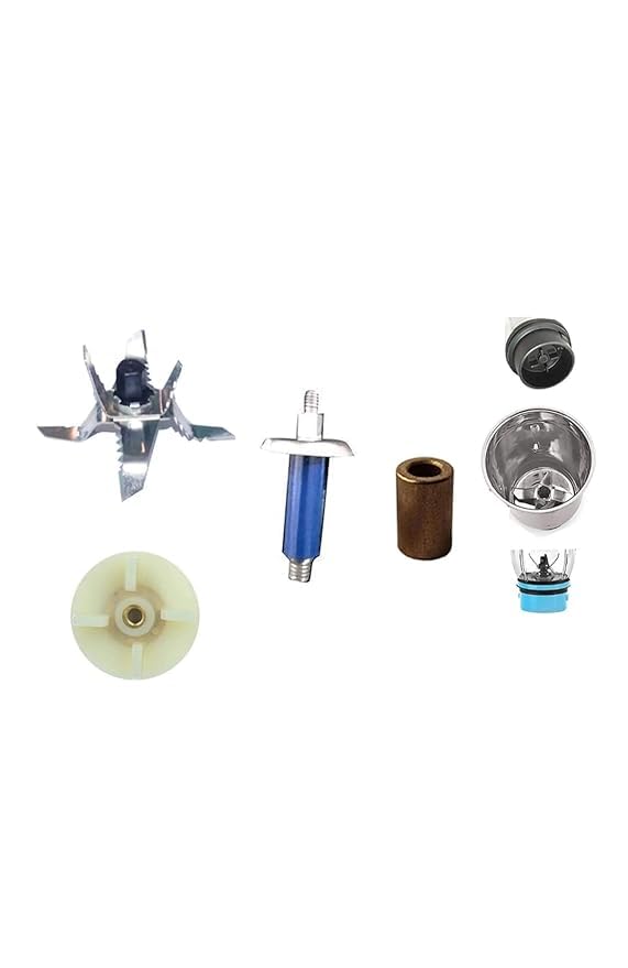 Sutaible for -Mixer Big jar Blade Set Grinder Jar Bush + Shaft + Washer + Multi Function Stainless Steel Jar Blade + Coupler – Doesnt Fit Sujatha, Preethi, Butterfly & Panasonic