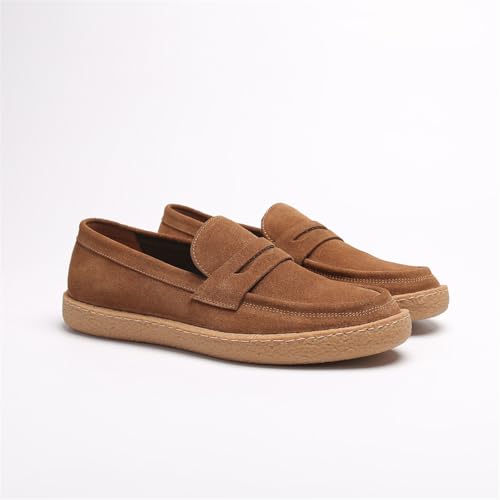 Men's Loafers & Slip-Ons - Genuine Leather Penny Loafers for Men | Classic Coin Slot Dress Shoes2