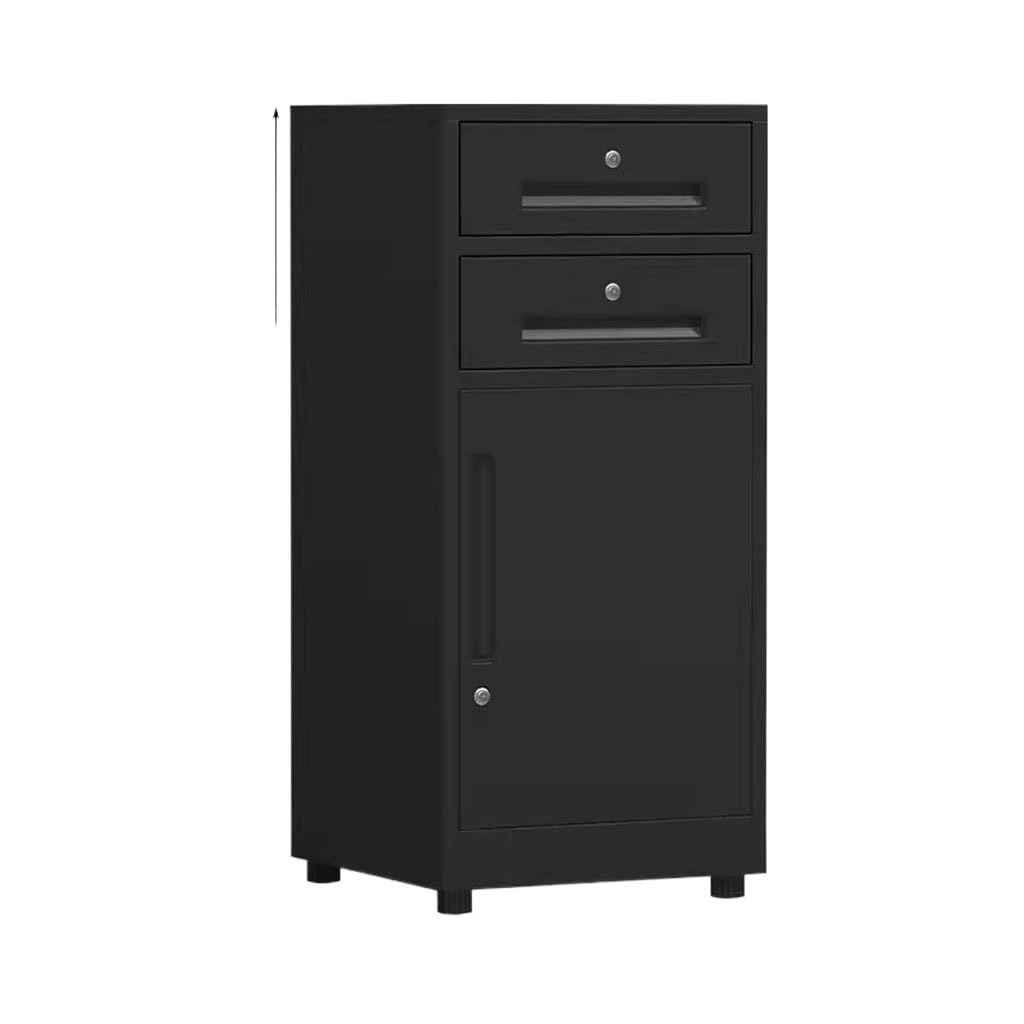 ASerZenith Lockable Metal Filing Cabinet For Home Office Organization Vertical File Organizer With Space Saving Design And Office Supplies Storage,B-40 * 39 * 85Cm