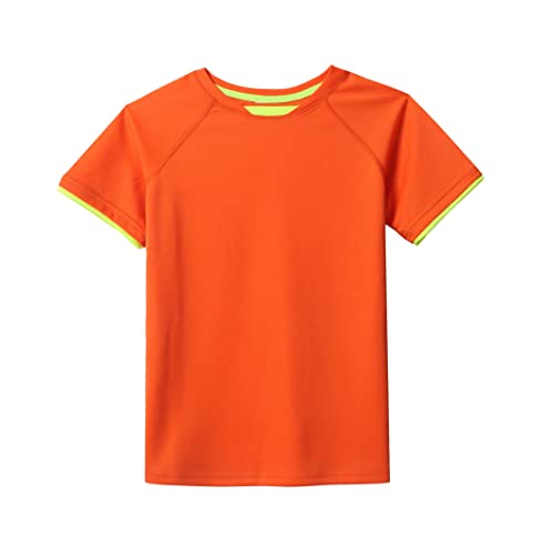 Image of DANI CHINS Boys Loose Athletic Short-Sleeve Shirt and Active Mesh Shorts Set