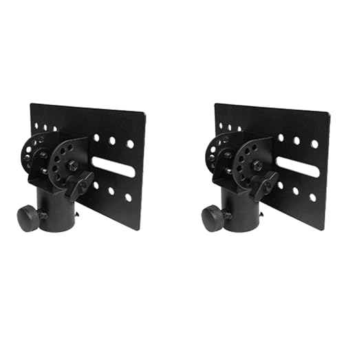 Capuchon supérieur adaptateur de support de haut-parleur DJ rotatif métallique 35mm