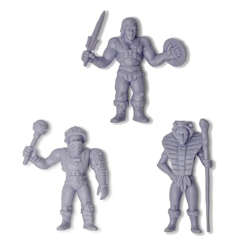 Masters of the Universe M.U.S.C.L.E. 3-Pack: He-Man,Teela, Man-at-Arms