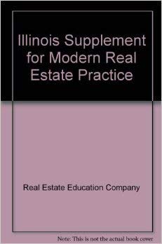 Paperback Illinois supplement for Modern real estate practice Book