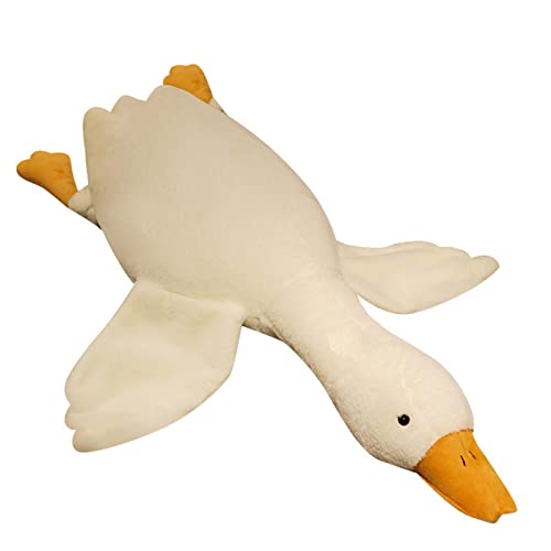 Peluche d'oie mignonne blanche de simulation modèle doux #4