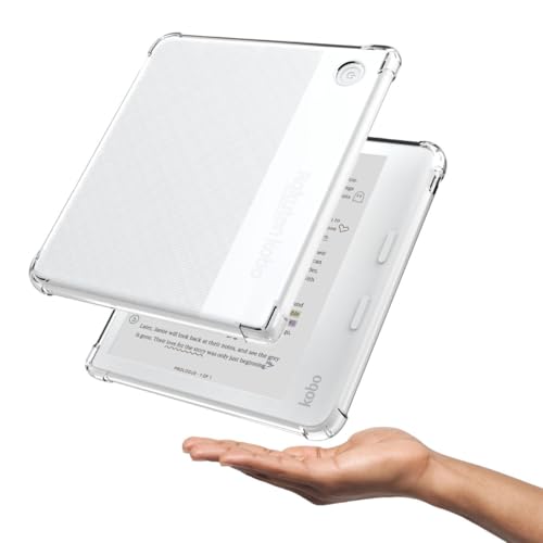 Miniatura 2 de Funda Transparente Para Kobo Libra Color Y Protector De Pantalla, Libra Color Ereader Case E-Reader 7 Pulgadas Esquinas Reforzadas Piel Tpu Funda 2024 Mate Protección De Pantalla