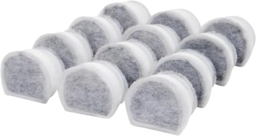 Image of PetSafe Drinkwell Avalon & Pagoda Fountain Activated Carbon Filters - Better Hydration Choice - Long-Lasting Purity - Odor-Free Drinking - Universal Filter Replacement (Pack of 120)