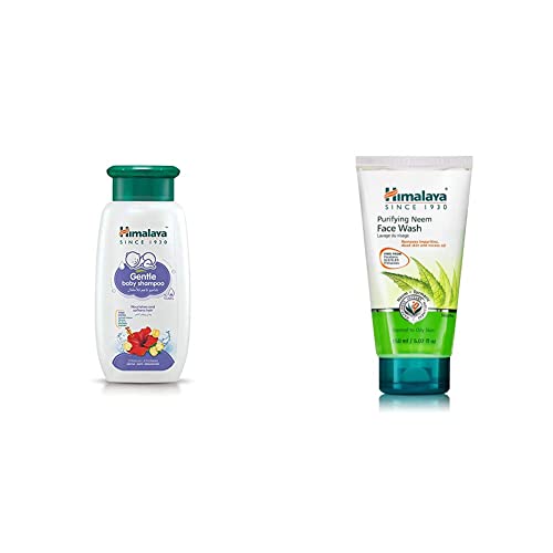 Image of Himalaya Gentle Baby Shampoo (200ml) & Himalaya Herbals Purifying Neem Face Wash, 150ml