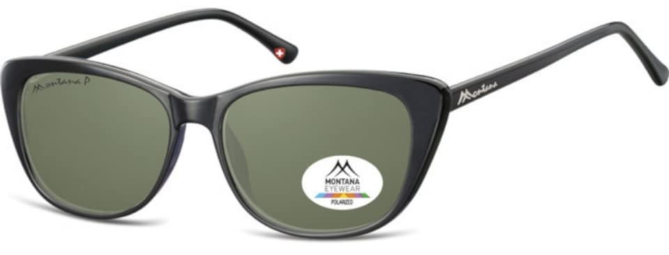 MontanaEyewear Unisex MP42A Sunglasses, Black, 54, black, 54