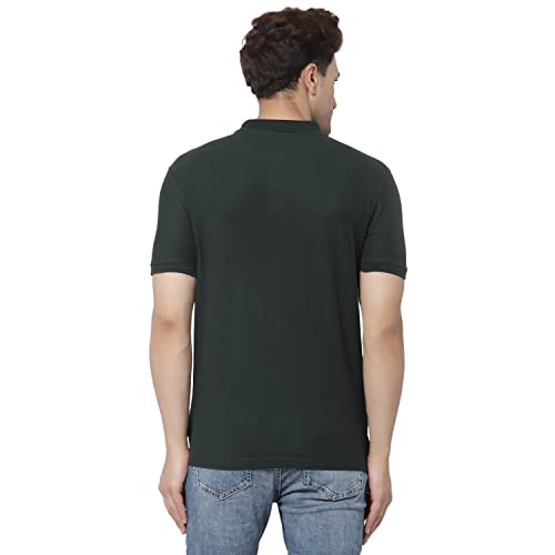 Image of Red Tape Men Red Collared T-Shirt