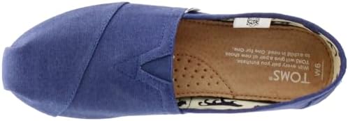 TOMS Navy Canvas Women's Classic 001001B07-NVY (Size: 10) | Image 5