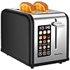 Amazon.com: Mecity 2 Slice Touch Screen Toaster, 1.5" Wide Slot ...