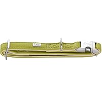 HUNTER Hundehalsung AMALFI ALU-STRONG, Kleur: beige, kunstleer in nappa-look, vegan, traploos verstelbaar, met Alu-Strong sluiting, Made in Germany, Maat: 45-65/XL