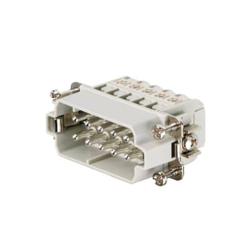 HDC HA 10 MS Weidmüller connexion par vis robuste pour insert mâle t2