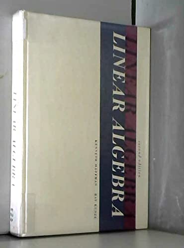 Linear Algebra B0000CKZ35 Book Cover