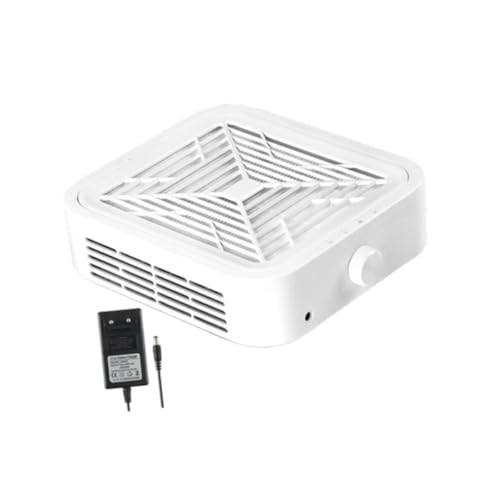 MRKU Aspiradora Profesional de manicura con Filtro Lavable, bajo Nivel de Ruido y Filtro de Polvo Lavable, con Ventilador de 120 W. Sistema de recolección eficiente para el Arte de la manicura.