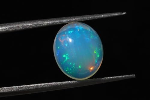 Opale éthiopienne naturelle 2,55 Cts | Forme ovale 11,7x9,8mm pour création bijou artisanal - 3